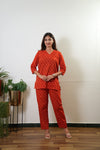 Orange pure cotton lounge sleep wear
