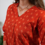 Orange pure cotton lounge sleep wear