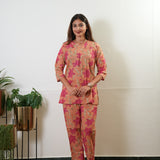 Peach pure cotton lounge sleep wear