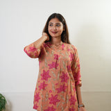 Peach pure cotton lounge sleep wear