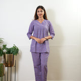Lavender pure cotton lounge sleep wear