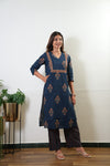 Sapphire cotton co-ords set