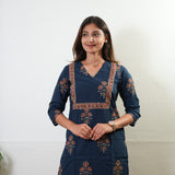 Sapphire cotton co-ords set