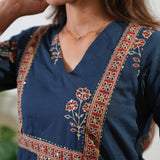 Sapphire cotton co-ords set
