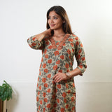 Tangerine cotton co-ords set