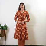 Tangerine maternity nursing cotton top