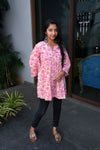 Tulip peplum cotton short kurti