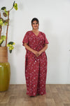 Rani pink cotton kaftan