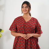 Cherry cotton kaftan