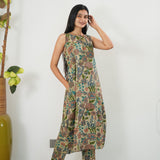 Sand cotton co-ords set (attached sleeves)