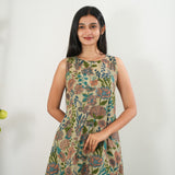 Sand cotton co-ords set (attached sleeves)