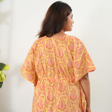 Butter paisley cotton kaftan