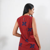 Cherry cotton co-ords set (attached sleeves)