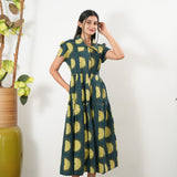 Moon button down maxi dress