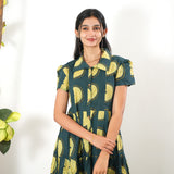 Moon button down maxi dress