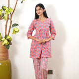 Coral cotton comfies