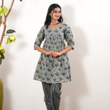 Powder blue tie and dye cotton comfies