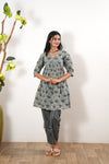 Powder blue tie and dye cotton comfies