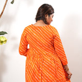 Tangerine stripes cotton comfies