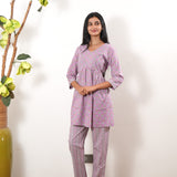 Lilac cotton comfies