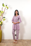 Lilac cotton comfies