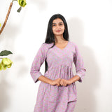Lilac cotton comfies