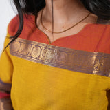 Mustard chettinad cotton kurta