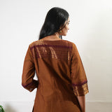 Brown chettinad cotton kurta
