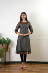 Powder blue chettinad cotton kurta