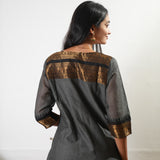 Powder blue chettinad cotton kurta