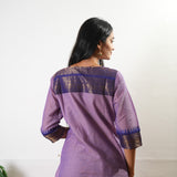 Lavender chettinad cotton kurta