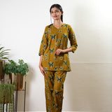 Mustard butterfly pure cotton sleep wear