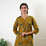 Mustard butterfly pure cotton sleep wear