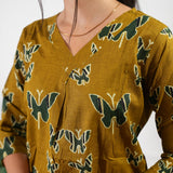 Mustard butterfly pure cotton sleep wear