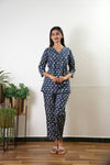 Indigo jasmine pure cotton sleep wear