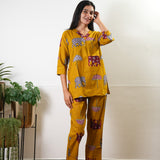 Mustard umbrella  pure cotton sleep wear