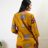 Mustard umbrella  pure cotton sleep wear