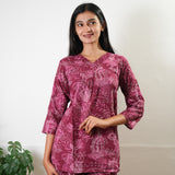 Burgundy pure cotton sleep wear