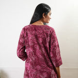 Burgundy pure cotton sleep wear