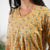 Mustard pure cotton sleep wear