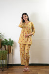 Mustard marigold pure cotton sleep wear