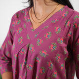 Plum  pure cotton sleep wear