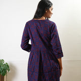 Purple cotton maternity nursing comfies