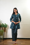 Green fern cotton maternity nursing comfies