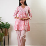 Powder pink  cotton comfies