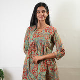 Red paisley cotton comfies