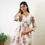 Ivory and pink cotton comfies