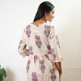 Ivory and pink cotton comfies