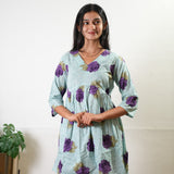 Violet roses cotton comfies