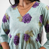 Violet roses cotton comfies